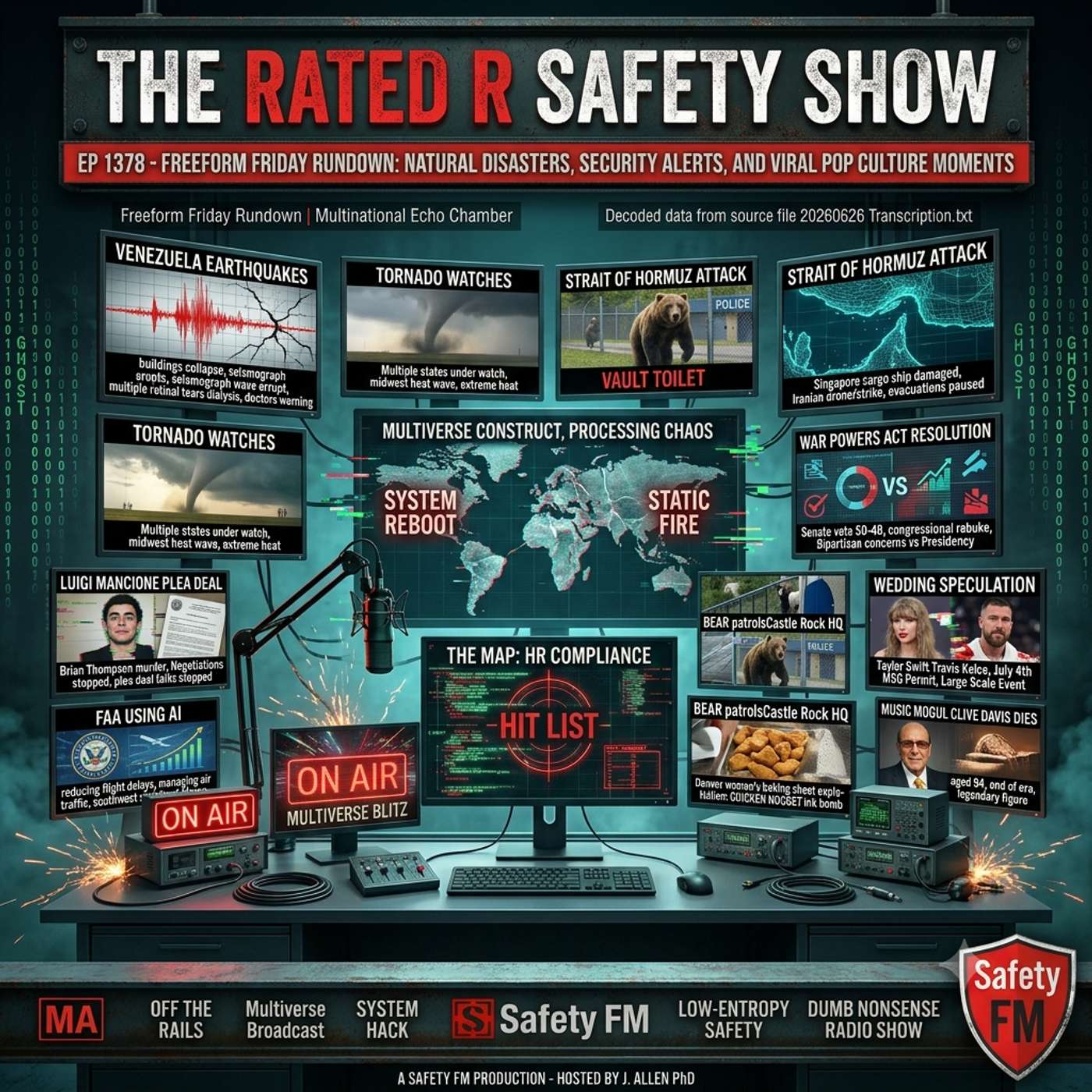 EP 1378 - Freeform Friday Rundown: Natural Disasters, Security Alerts, and Viral Pop Culture Moments