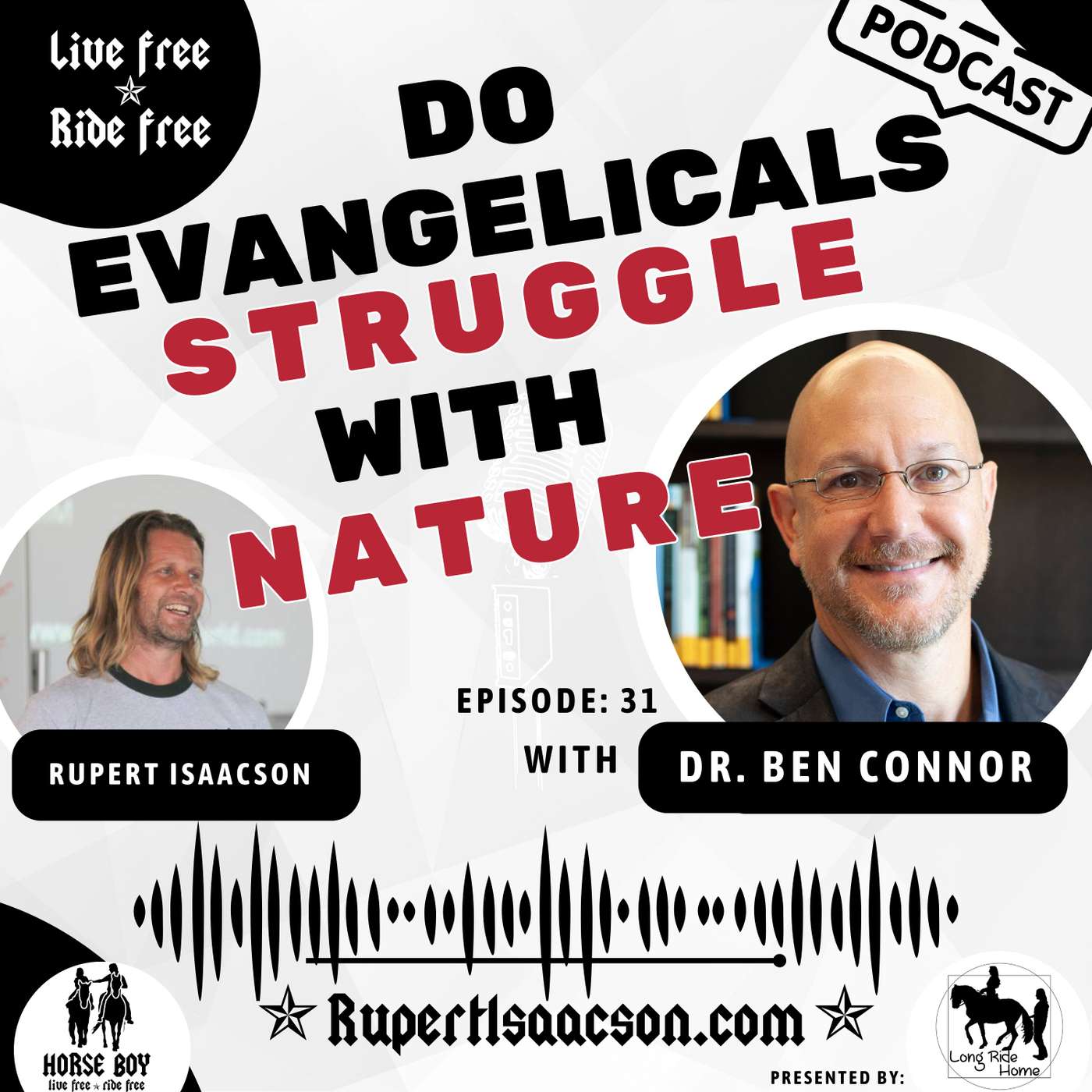 Do Evangelicals Struggle With Nature – Faith, Disability & Kinship with Dr. Ben Conner | Ep 31 Live Free Ride Free