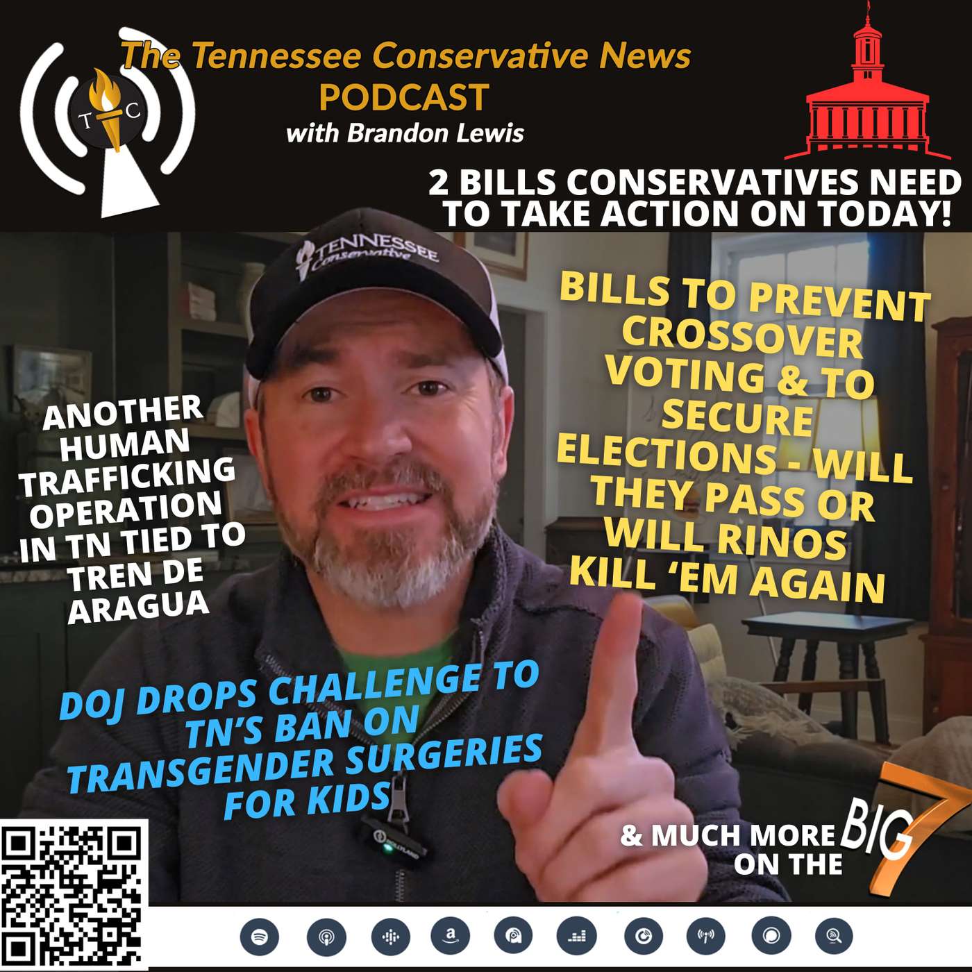 TN Human Trafficking Tied To Tren De Aragua / Crossover Voting & Election Integrity Bills - Will RINOs Kill 'Em Again? / Much More On The Big 7!