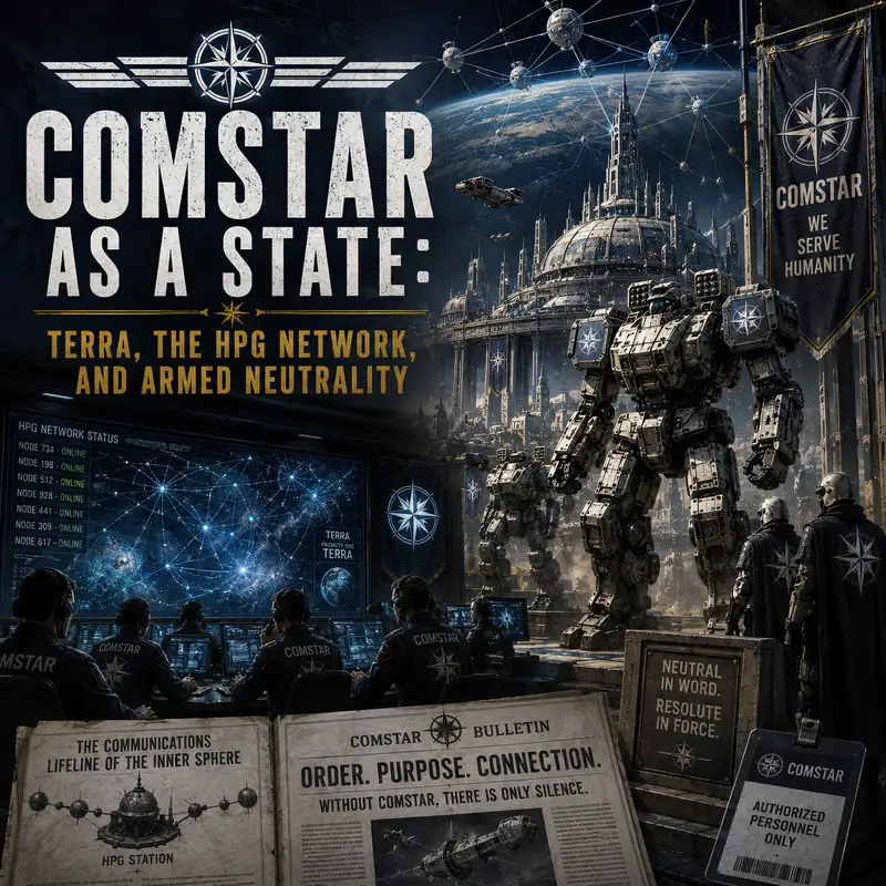 ComStar as a State: Terra, the HPG Network, and Armed Neutrality