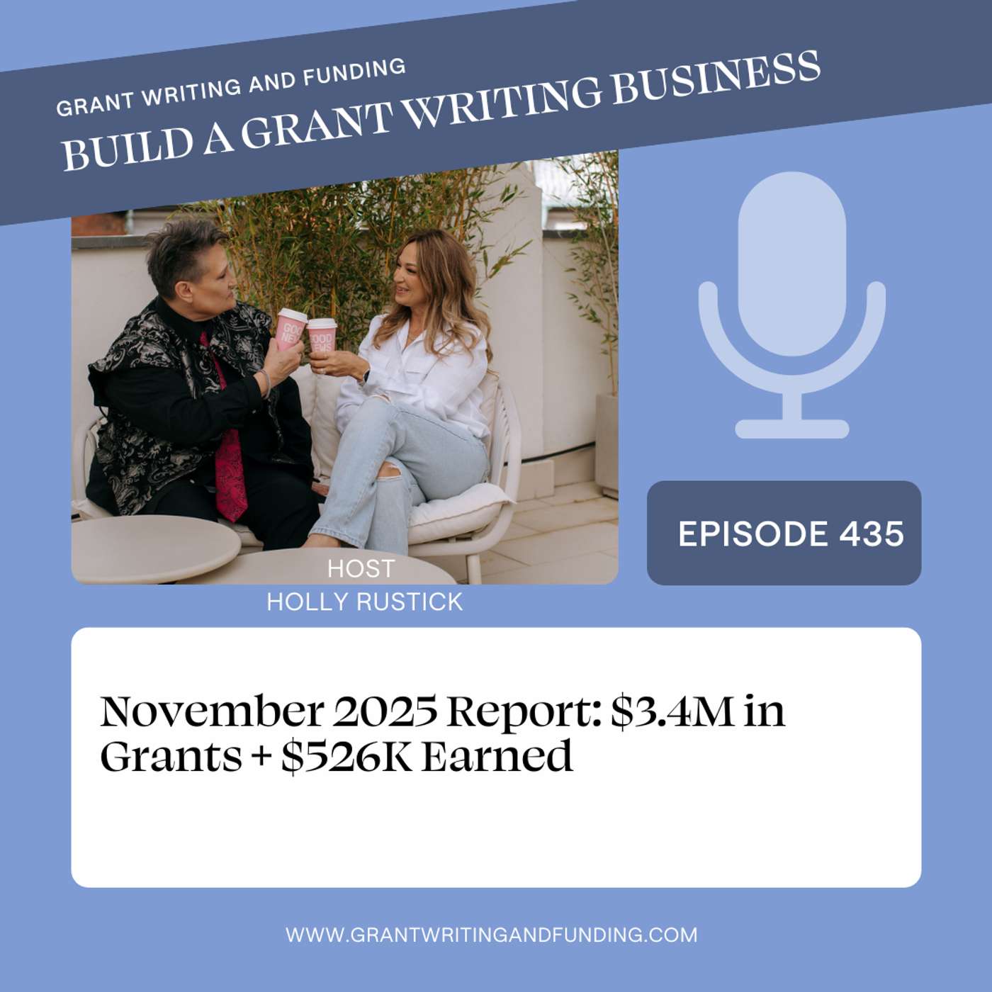 November 2025 Report: $3.4M In Grants + $526K Earned