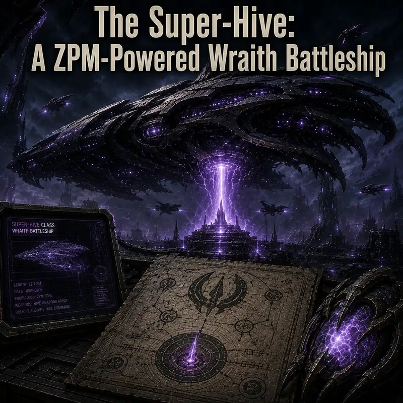 The Super-Hive: A ZPM-Powered Wraith Battleship