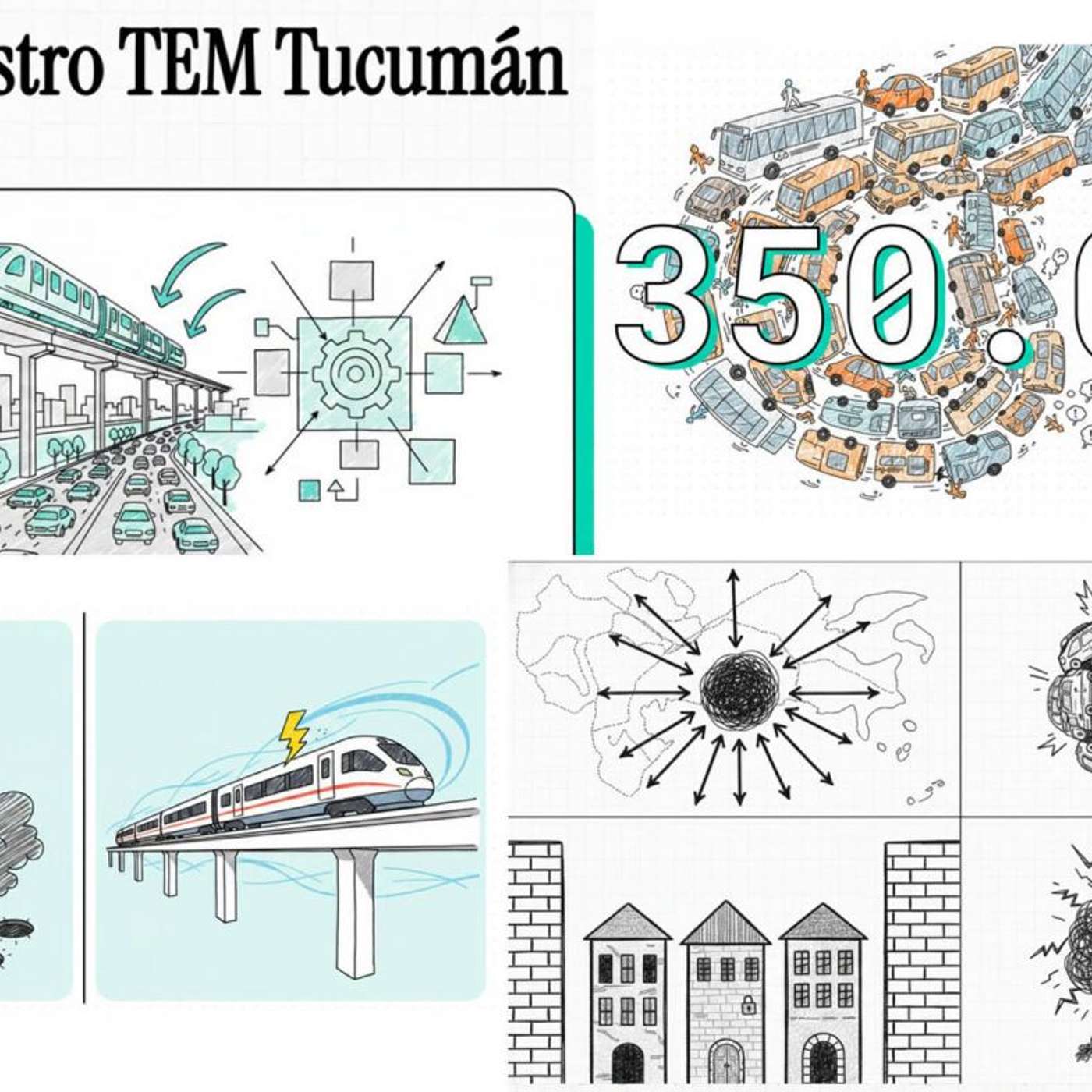 Reflotan el proyecto del transporte elevado para el Gran Tucumán