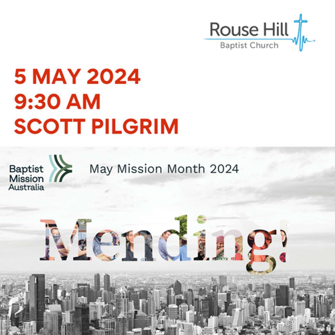 5th May - Mission Sunday - Mending: God's Restorative Vision