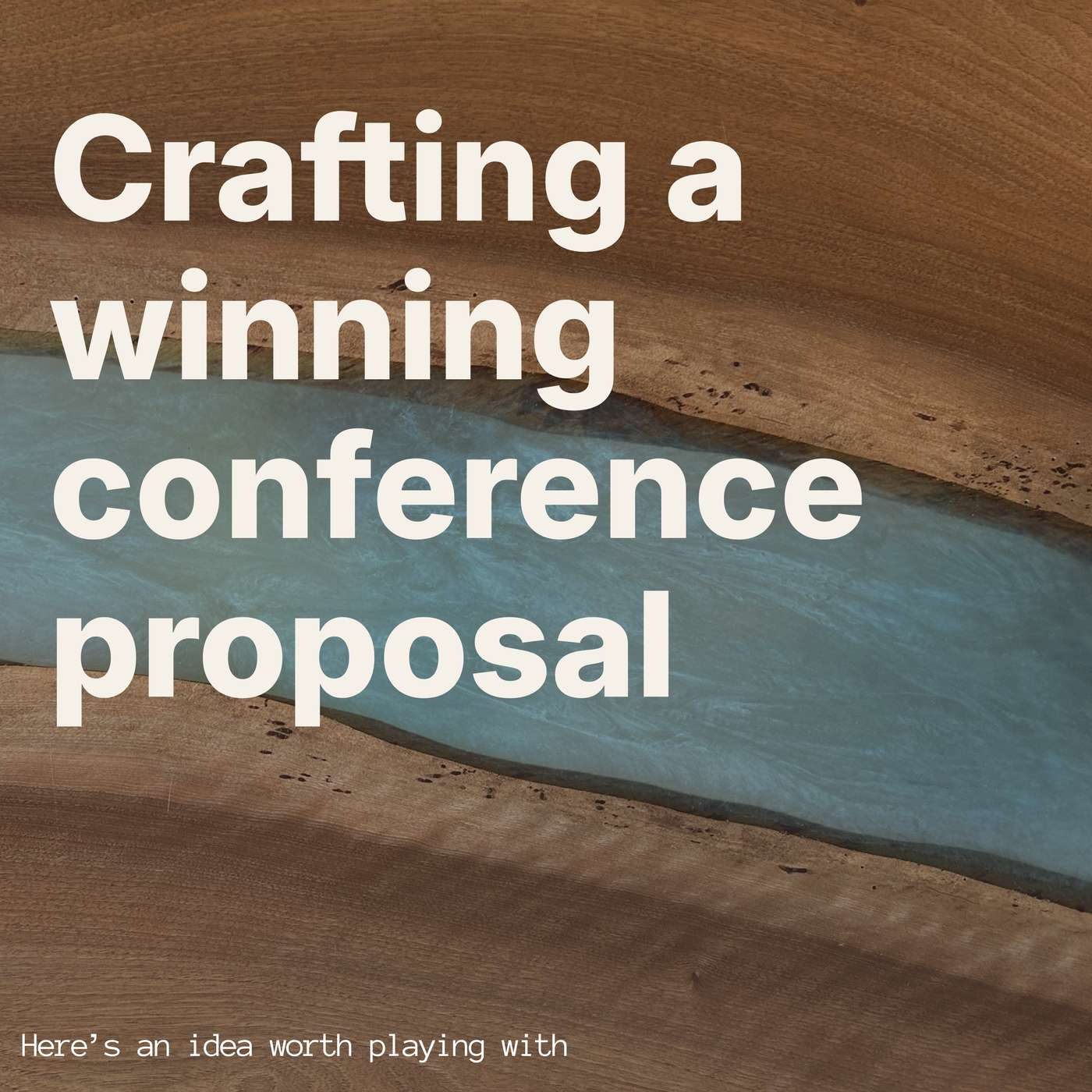 Here\'s an idea worth playing with