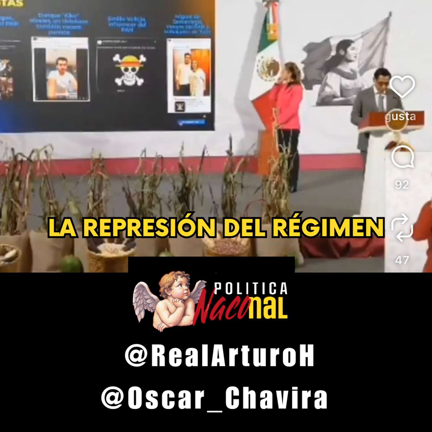 La represión del régimen