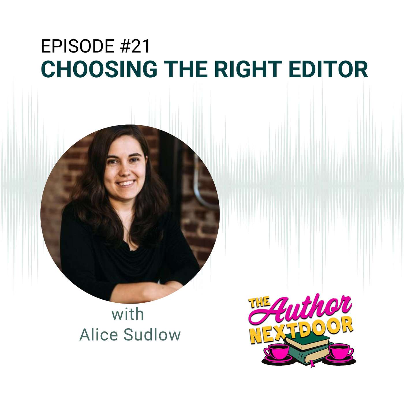 Episode 21: Choosing the Right Editor with Alice Sudlow episode artwork