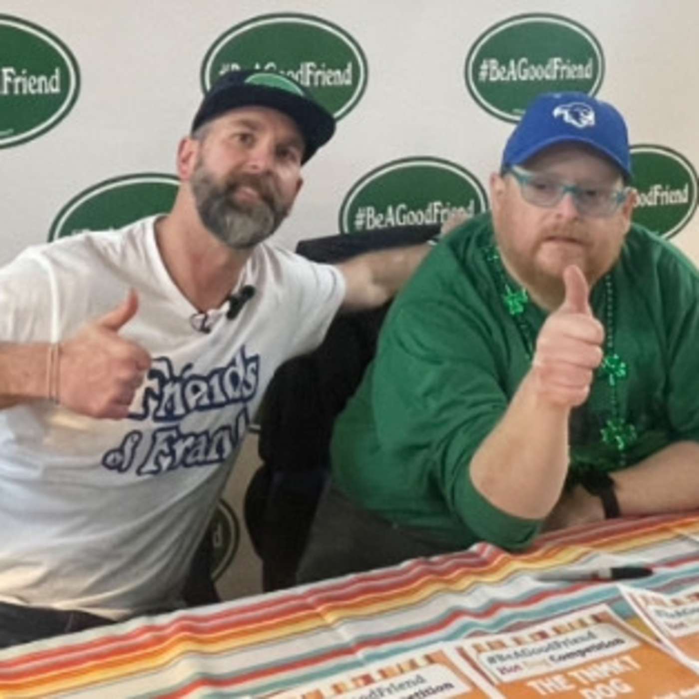 Feeney Talks With Friends