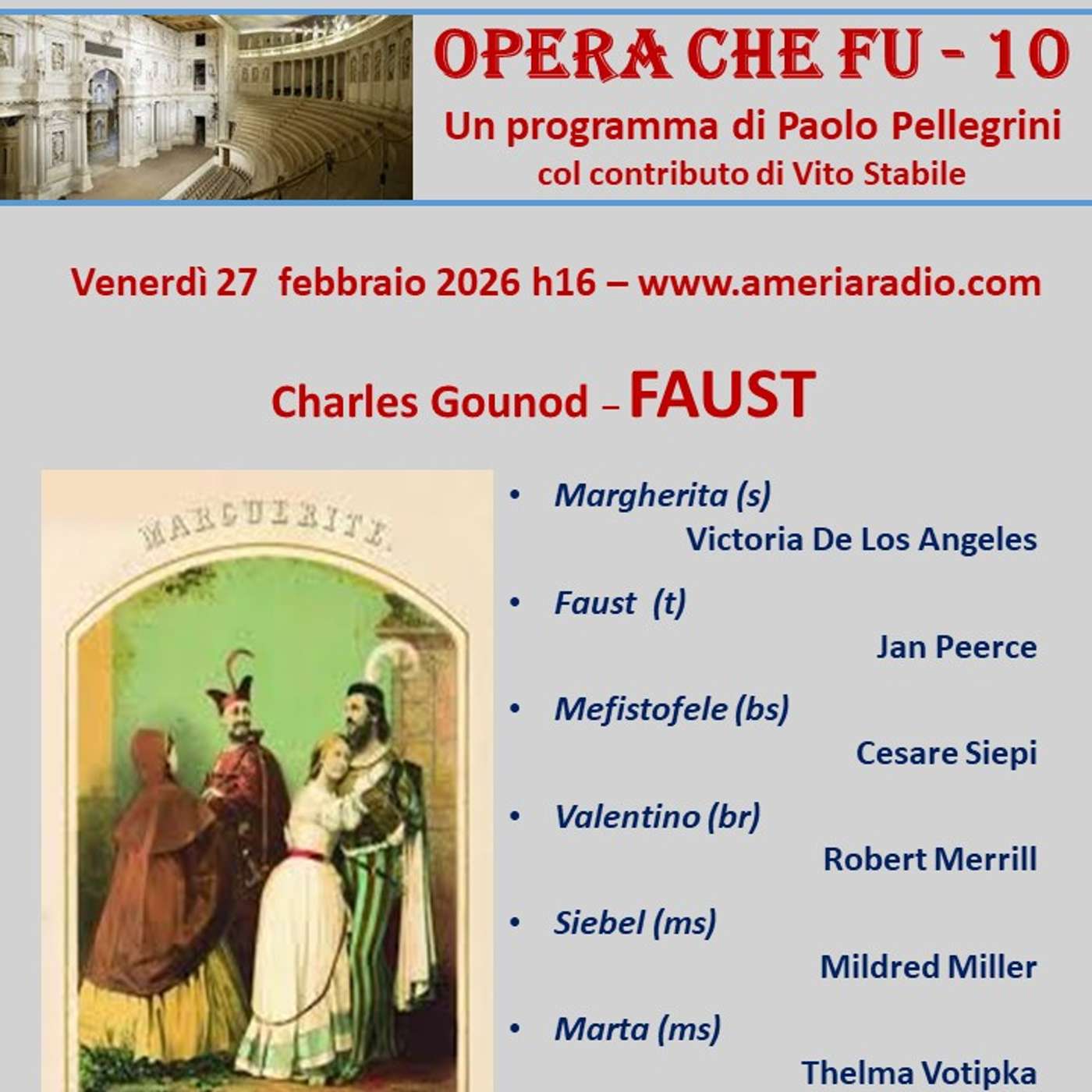 L'Opera che fu 10 - C. Gounod - Faust L'Opera che fu 10 - C. Gounod - Faust
