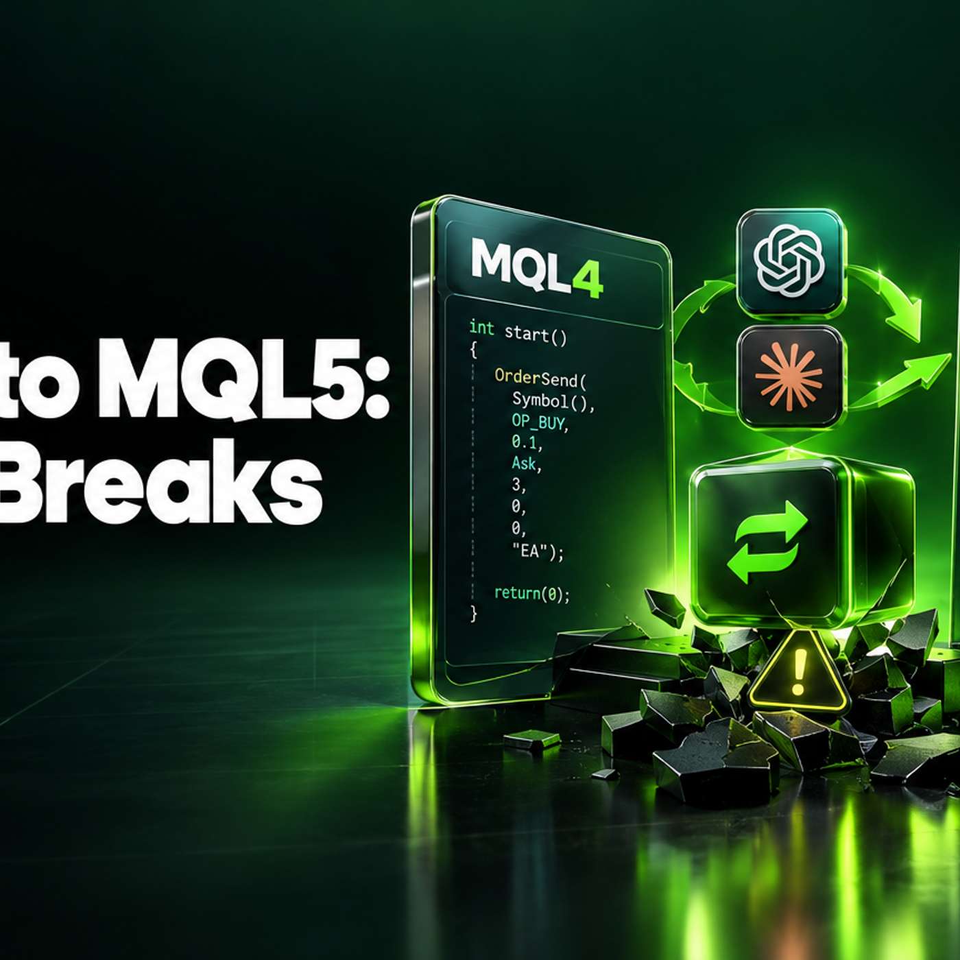 Convert an MQL4 EA to MQL5 With ChatGPT or Claude: What Breaks