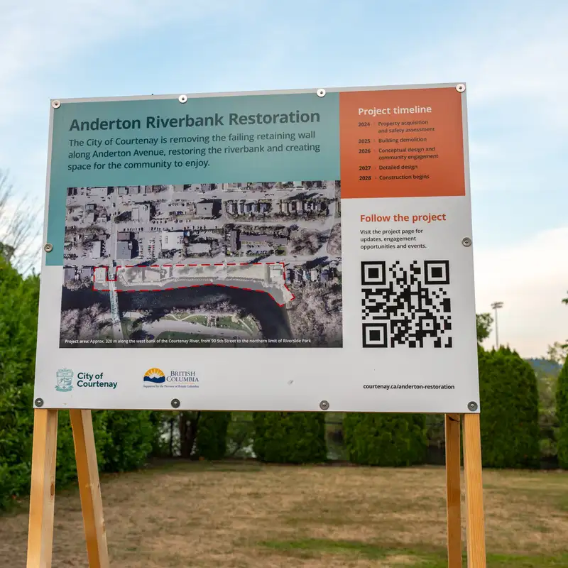 Restoring the Anderton Riverbank, Courtenay presents three design options to the public