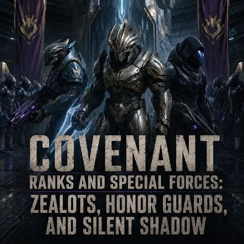 Covenant Ranks and Special Forces: Zealots, Honor Guards, and Silent Shadow