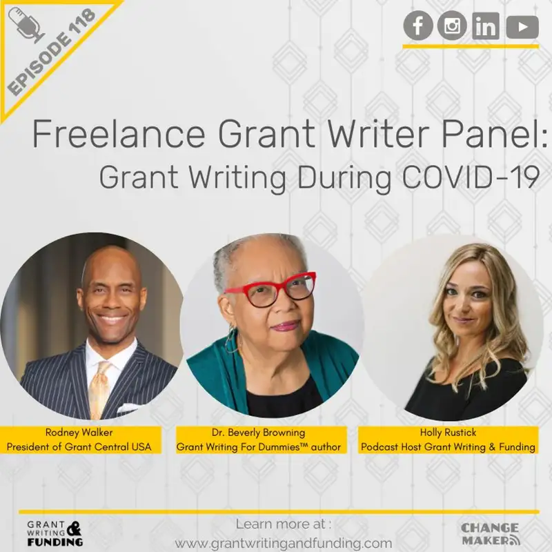118: Freelance Grant Writer Panel: Grant Writing During COVID-19