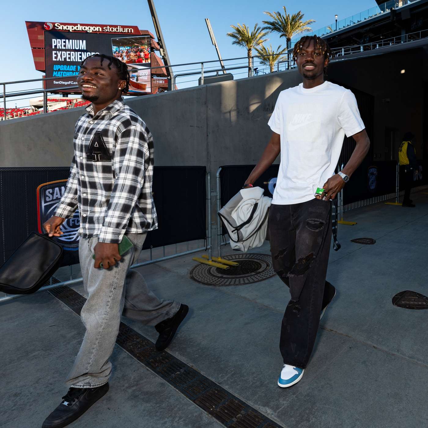 Crashing press conferences with Manu Duah and Willy