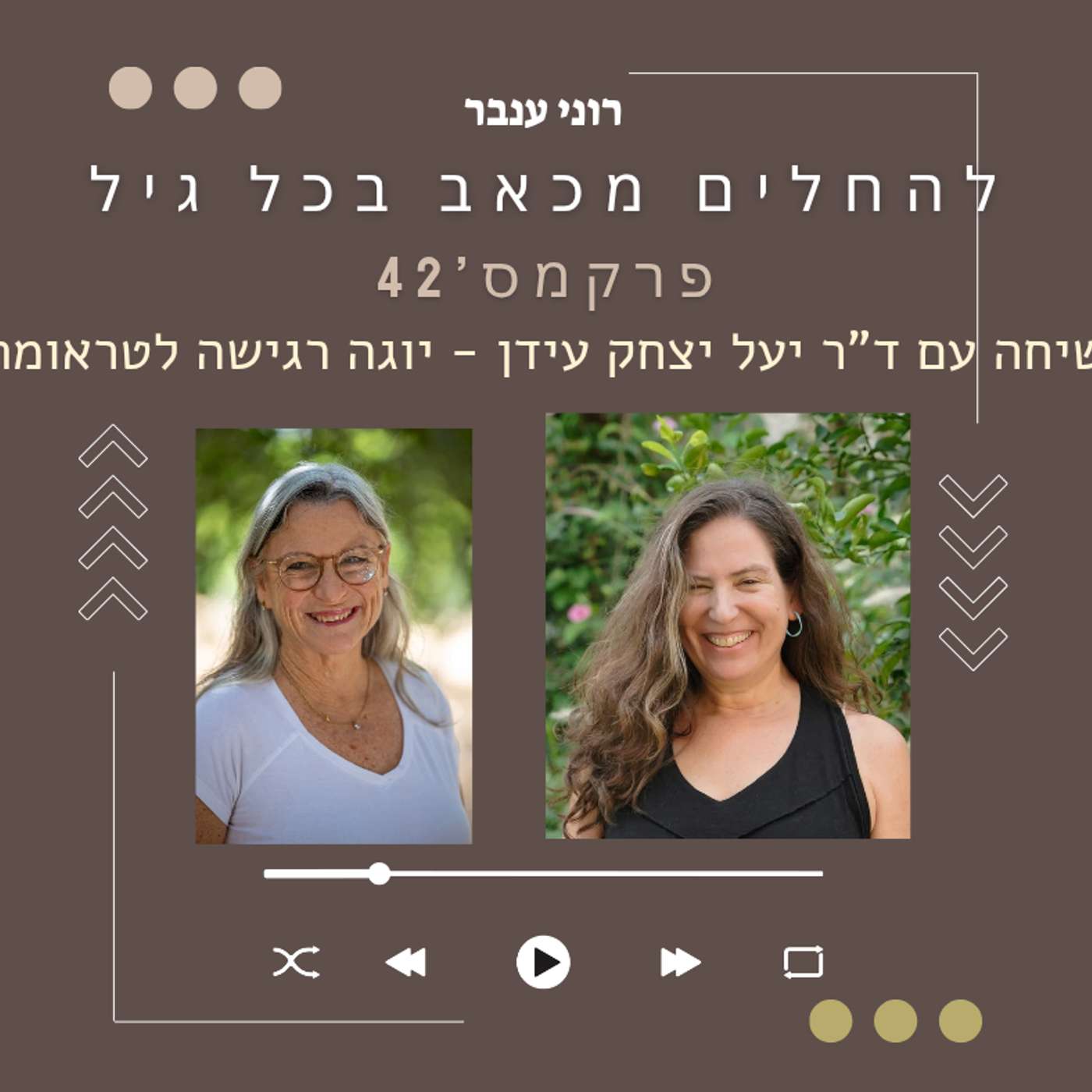 פרק מס 42 - עם ד"ר יעל יצחק עידן על יוגה רגישה לטראומה - בגוף אני מבריאה