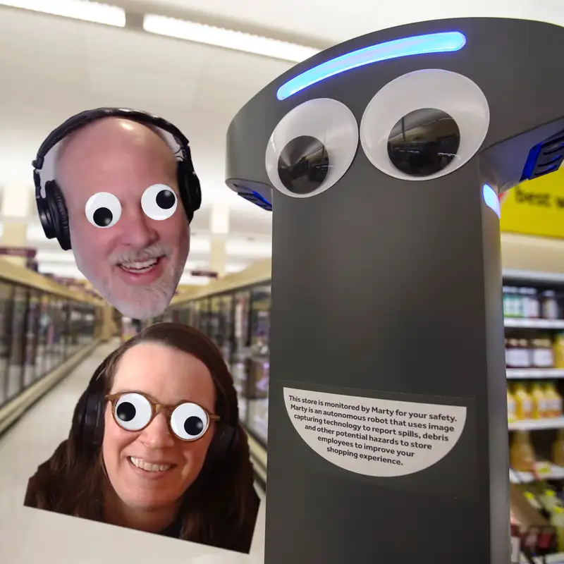 Marty: the Robot Doofus Haunting the Supermarket