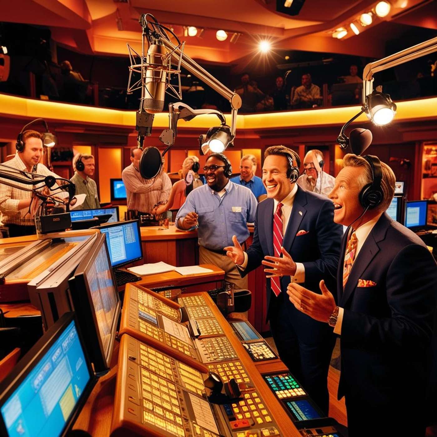 Coulisse de la Radio