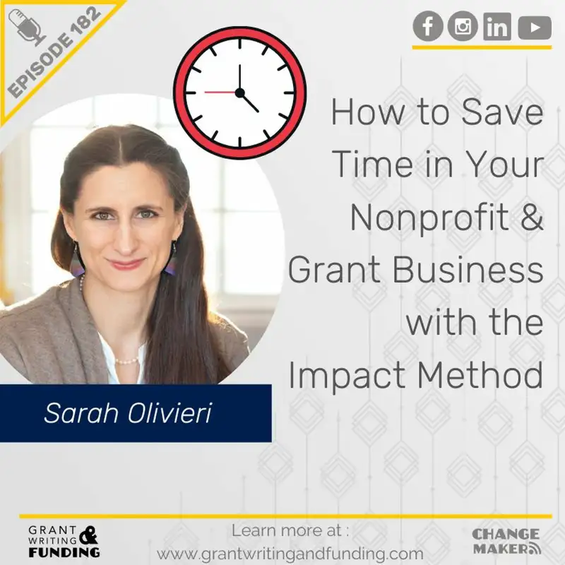 Ep. 182: How to Save Time in Your Nonprofit & Grant Business with the Impact Method