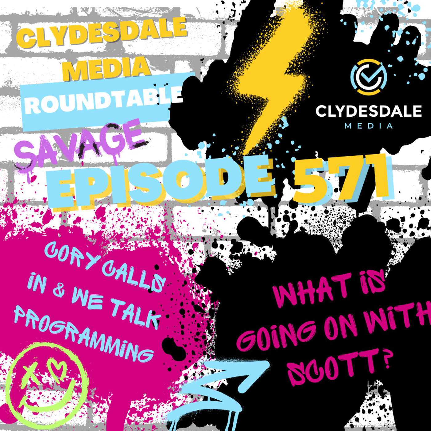 Clydesdale Media Roundtable - Cory Calls In and We Talk Programming episode artwork
