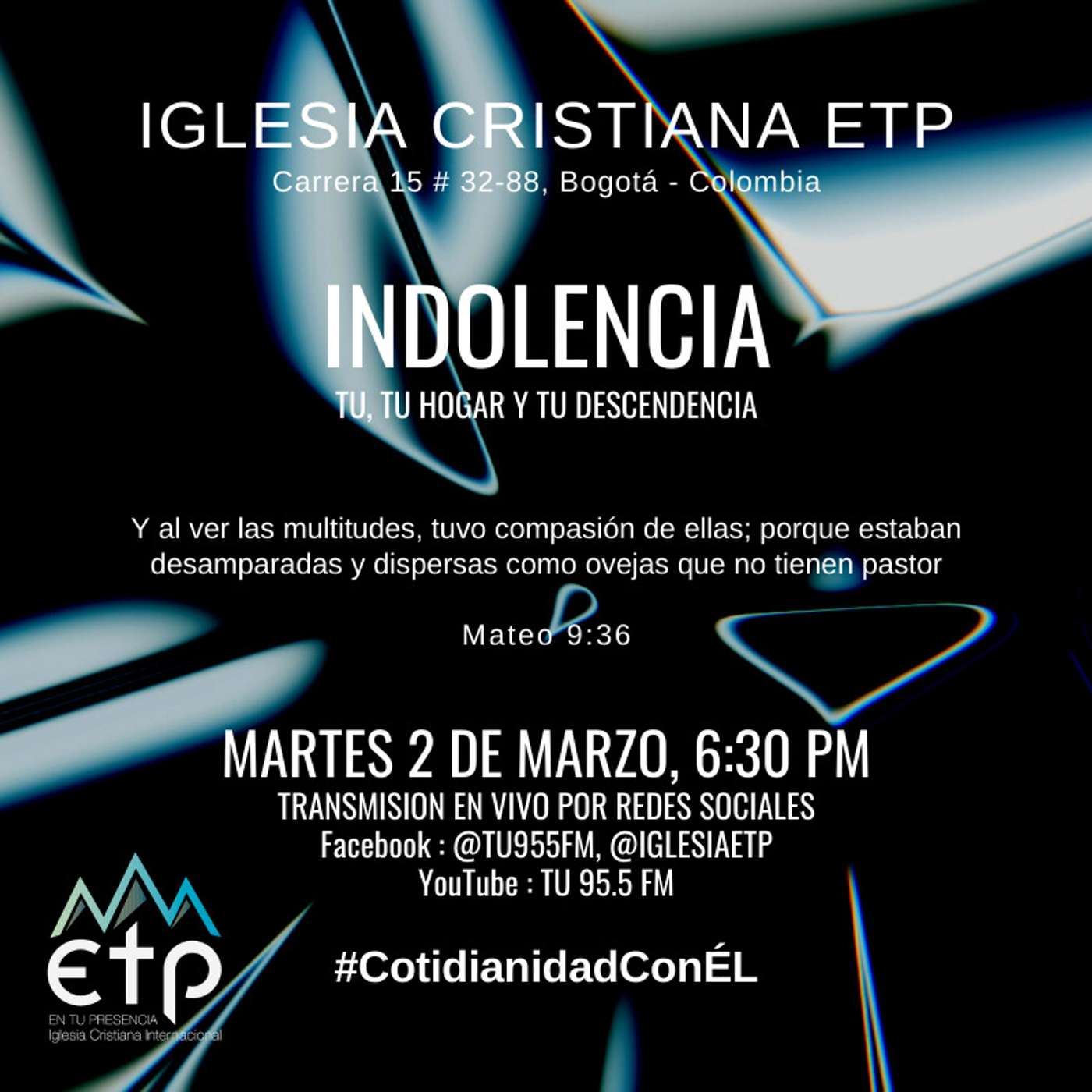 Charlas Iglesia ETP | Pastores Luis Salas y Jeannette Noguera, Iglesia ETP