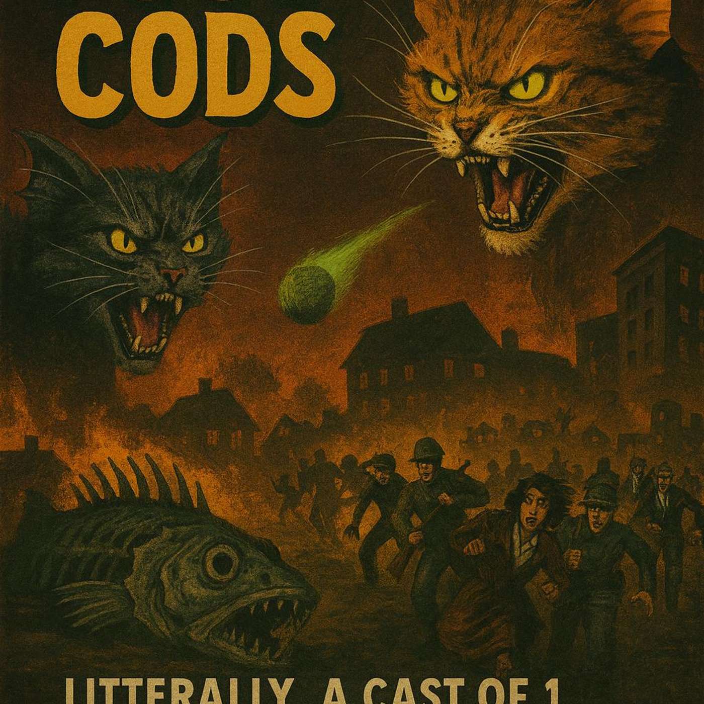 Transcontinental Terror 2025 #7, Food of the Cods episode artwork