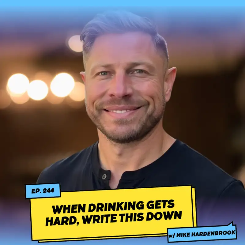 When Drinking Gets Hard, Write This Down
