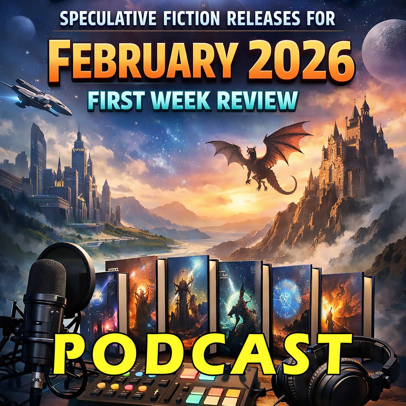 A look at the speculative fiction titles... episode artwork