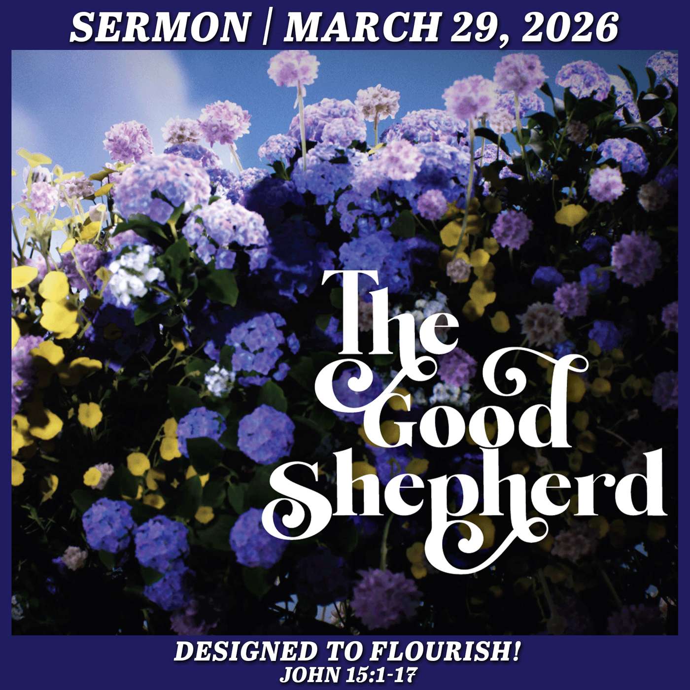 Designed to Flourish! - March 29, 2026 — First Baptist Arlington Sermons cover