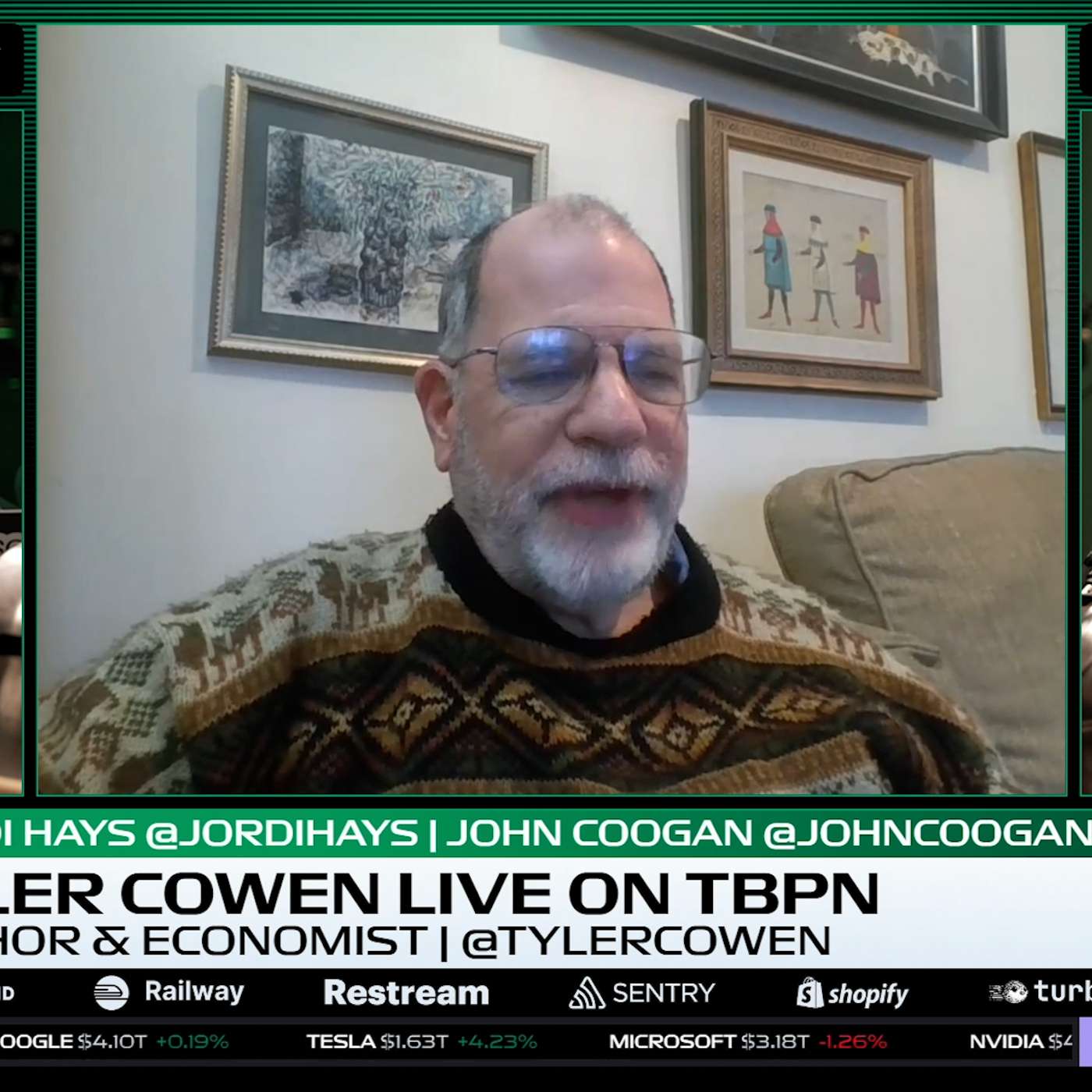 FULL INTERVIEW: Tyler Cowen on Kevin Warsh, Clawdbot, precious metals, and AI & unemployment FULL INTERVIEW: Tyler Cowen on Kevin Warsh, Clawdbot, precious metals, and AI & unemployment