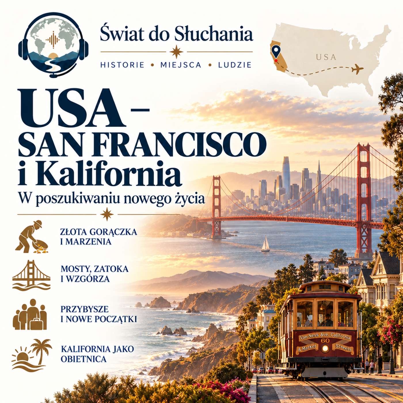 USA - San Francisco i Kalifornia. W poszukiwaniu nowego życia. episode artwork
