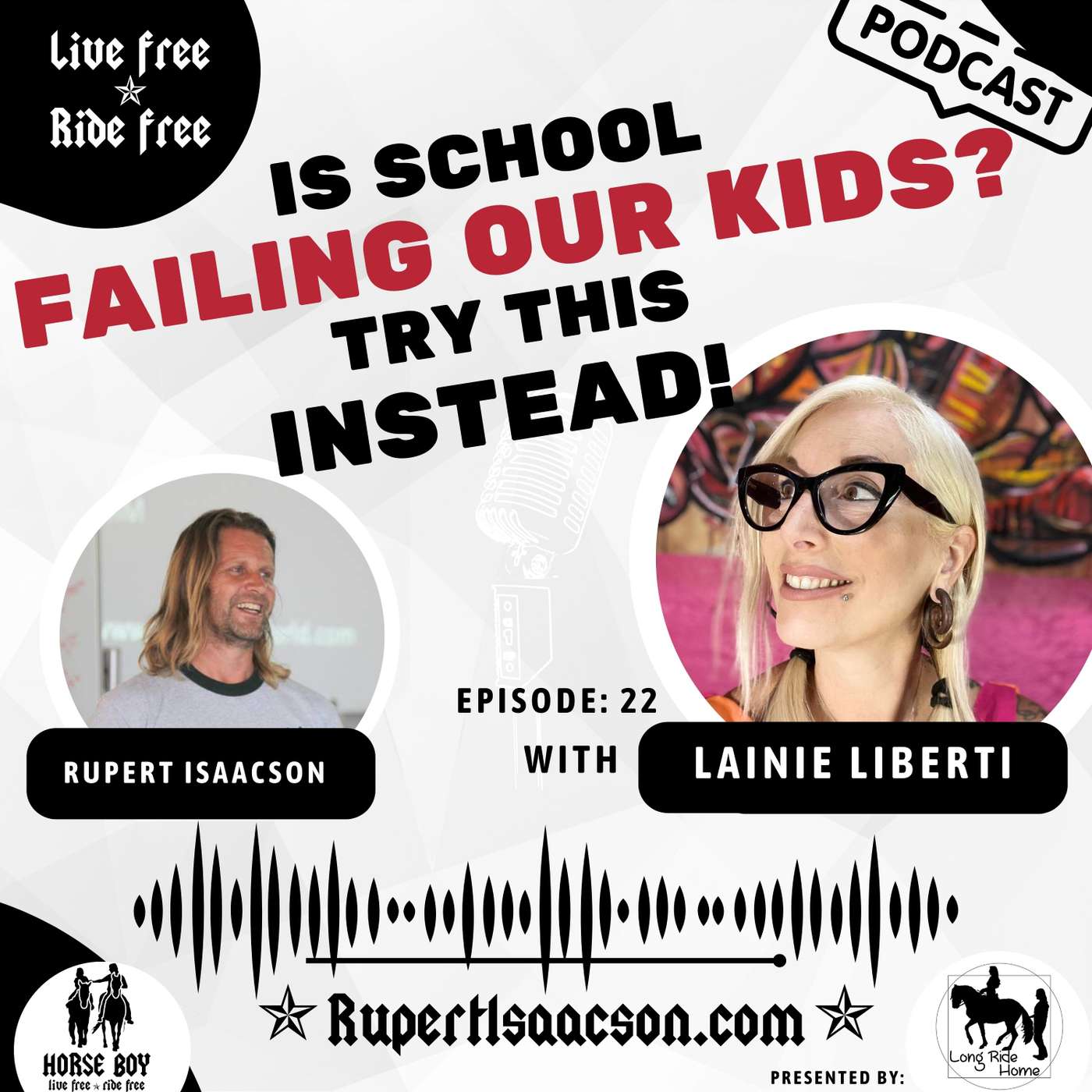 Raising Free Humans: The Worldschooling Journey of Lainie Liberti | Ep 22 Live Free Ride Free Podcast Raising Free Humans: The Worldschooling Journey of Lainie Liberti | Ep 22 Live Free Ride Free Podcast