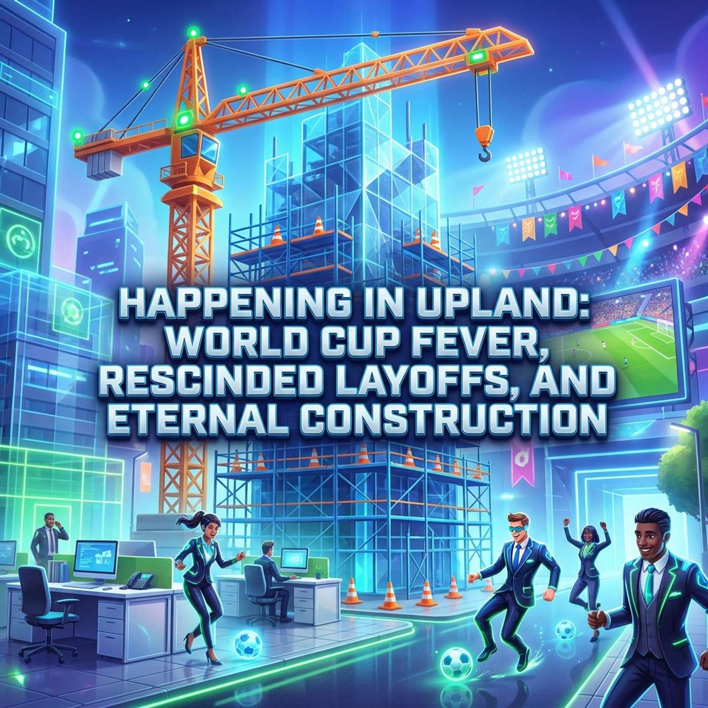 Happening in Upland: World Cup Fever, Rescinded Layoffs, and Eternal Construction episode artwork