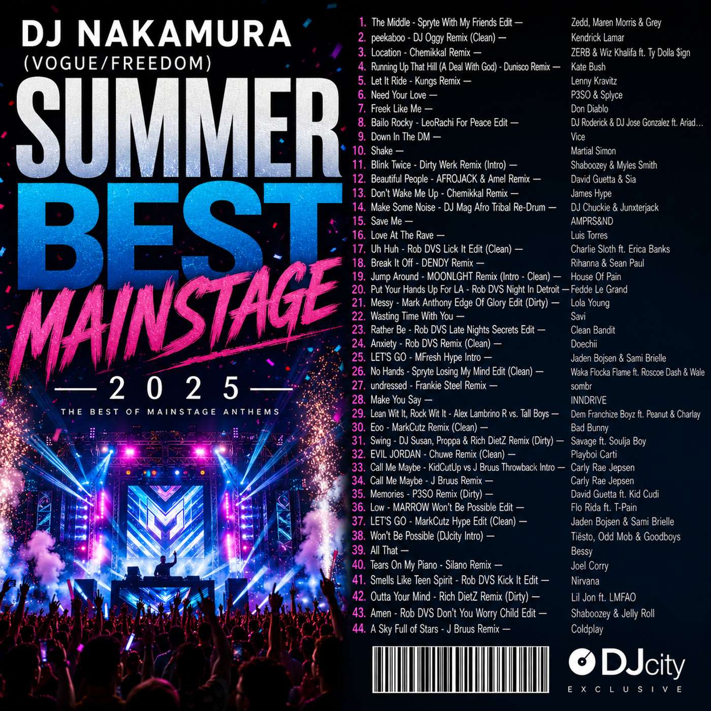 SUMMER BEST MAINSTAGE 2025/DJ NAKAMURA episode artwork