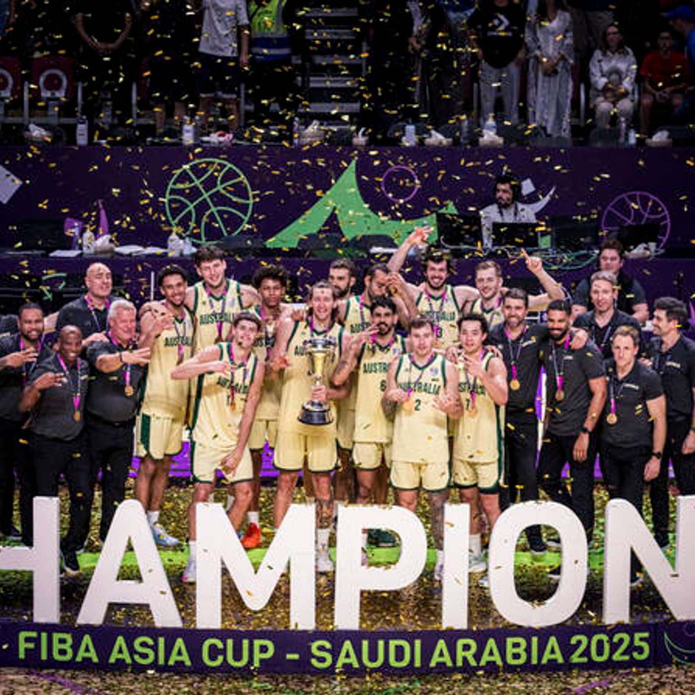 Australia complete FIBA Asia Cup 'three-peat'