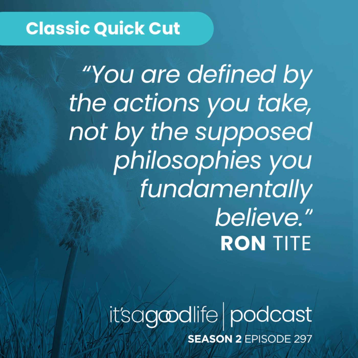 Quick Cut: S2E297 How to Cut Through to Success in a Busy World - an Interview with Ron Tite