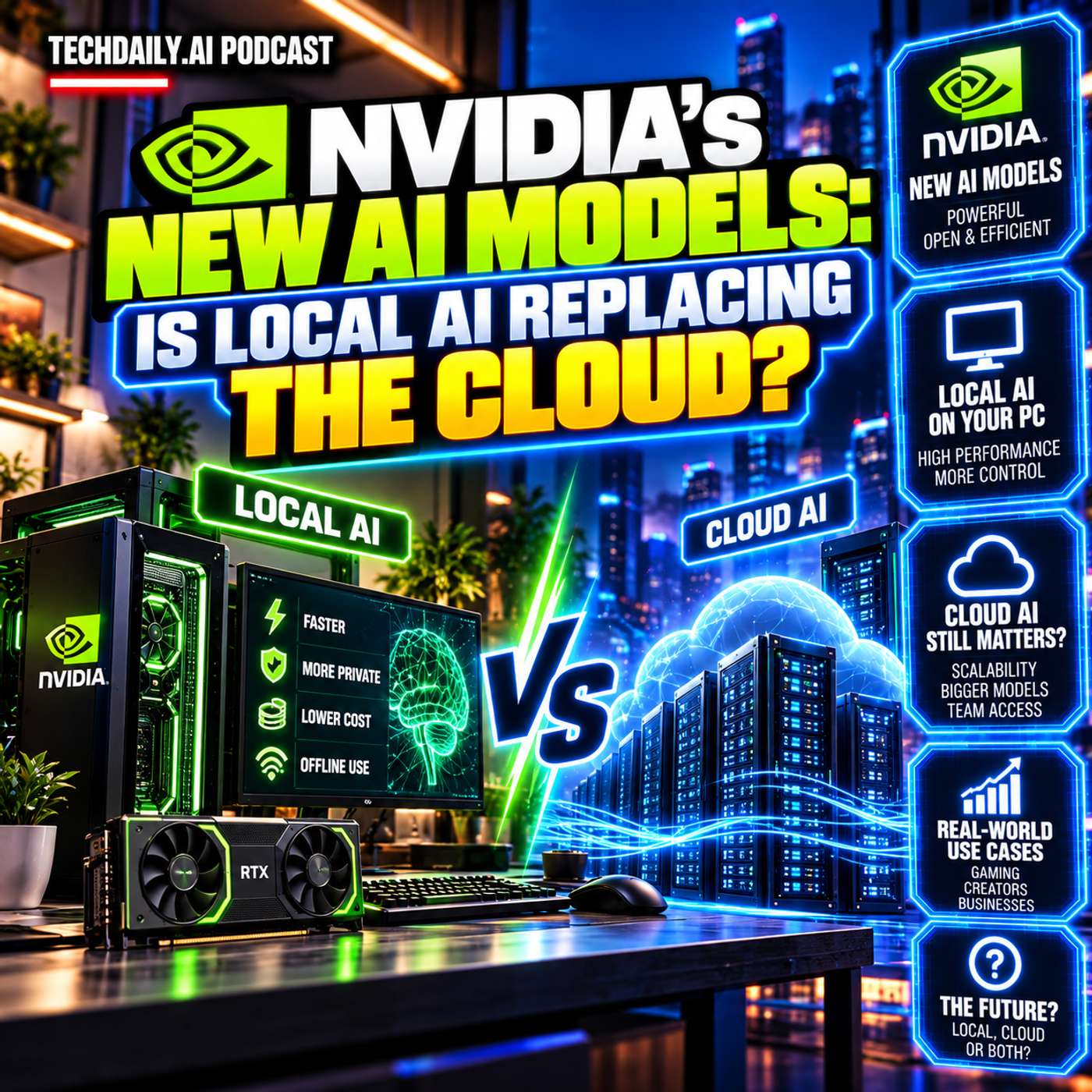 NVIDIA's New AI Models: Is Local AI Replacing the Cloud? episode artwork