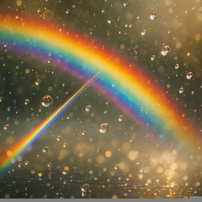 فك شفرة قوس قزح: سيمفونية من الضوء والماء