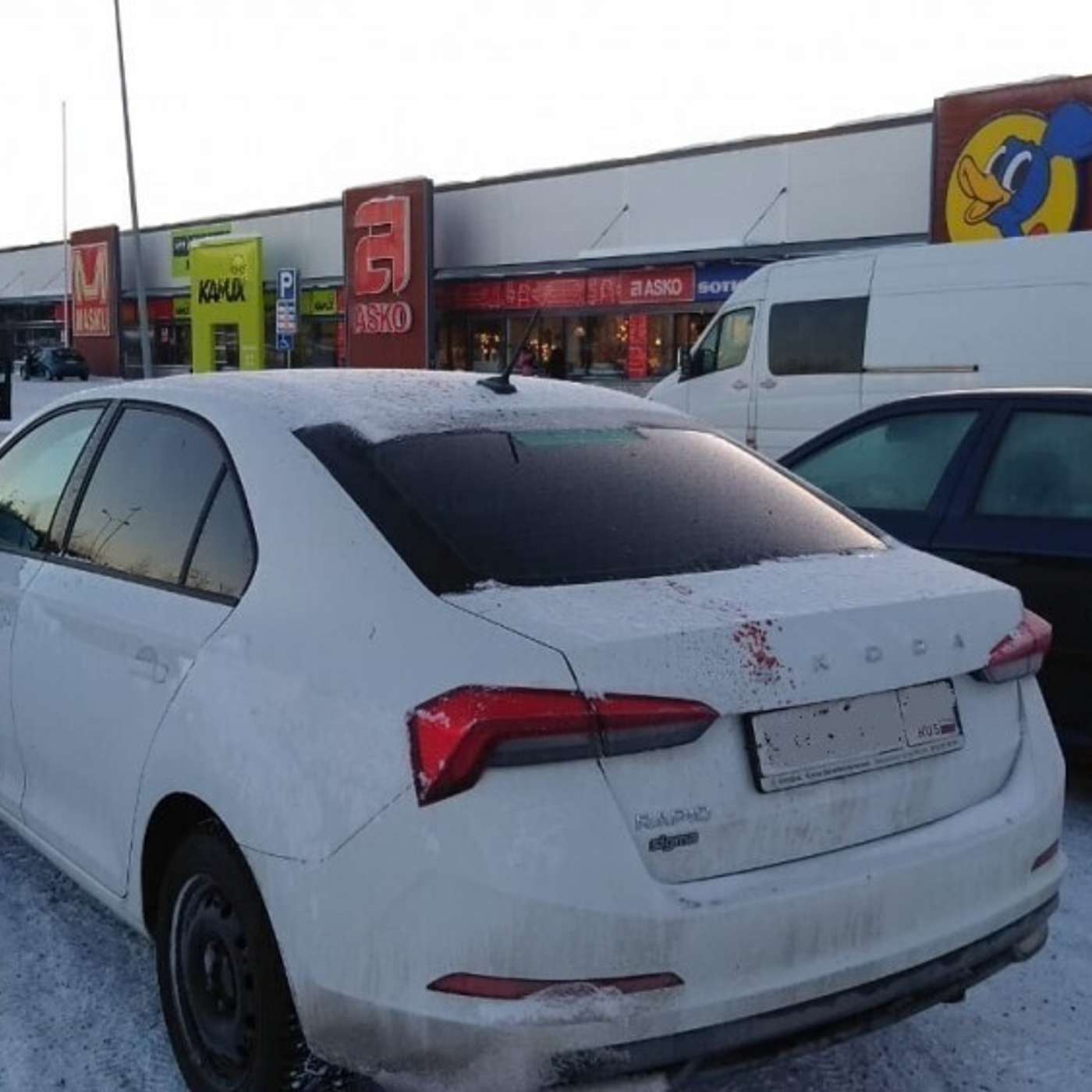 Машину россиянина-пацифиста обрызгали краской в Финляндии