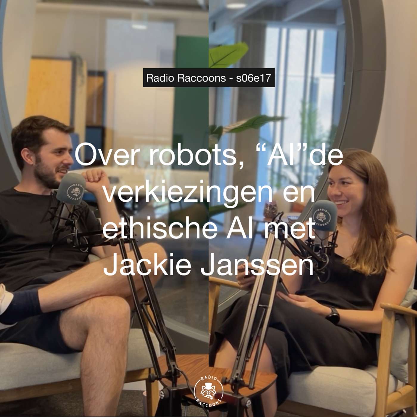 S06E17 - Over robots, "AI'de verkiezingen" en ethische AI met Jackie Janssen episode artwork