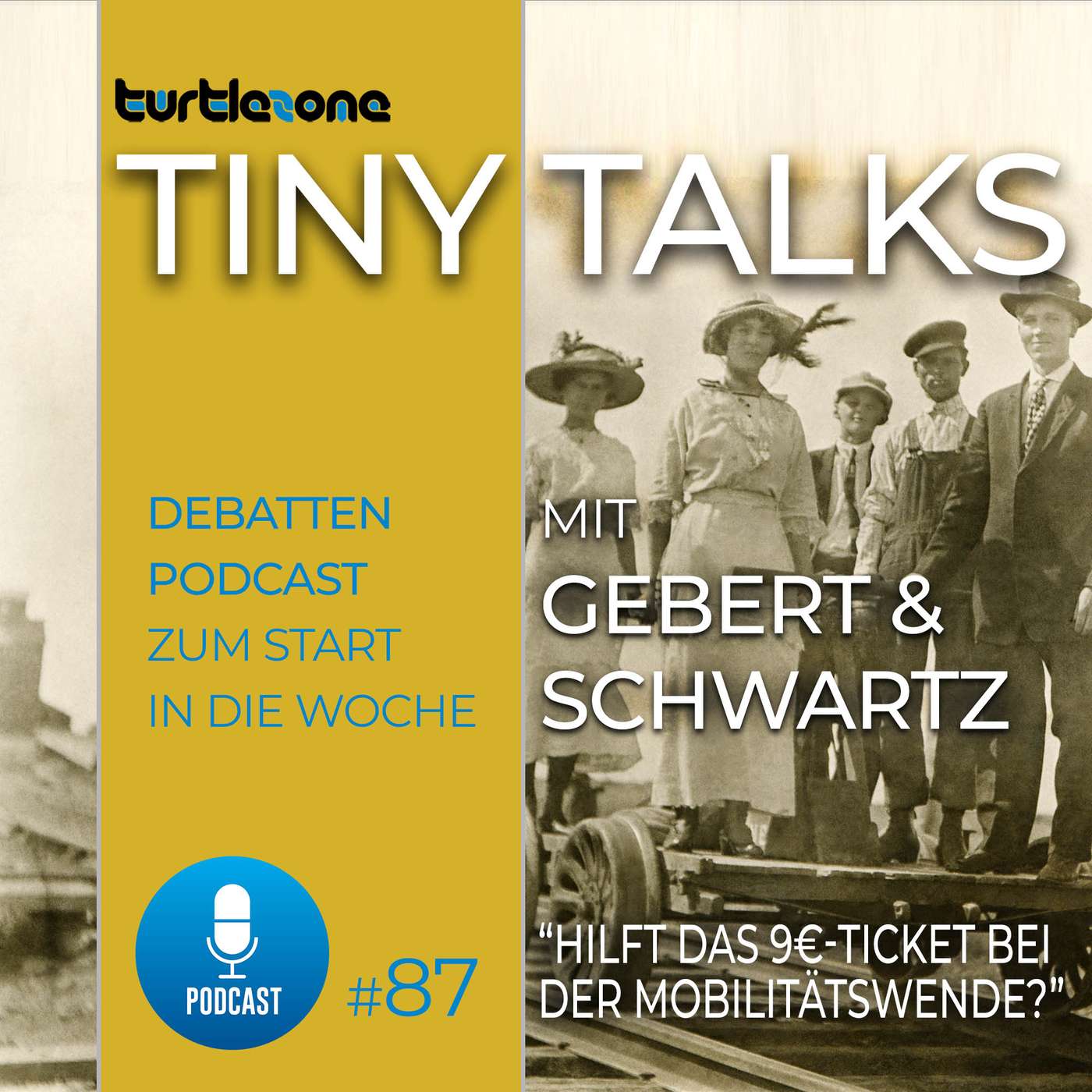 Turtlezone Tiny Talks - Der Debatten-Podcast mit Gebert und Schwartz