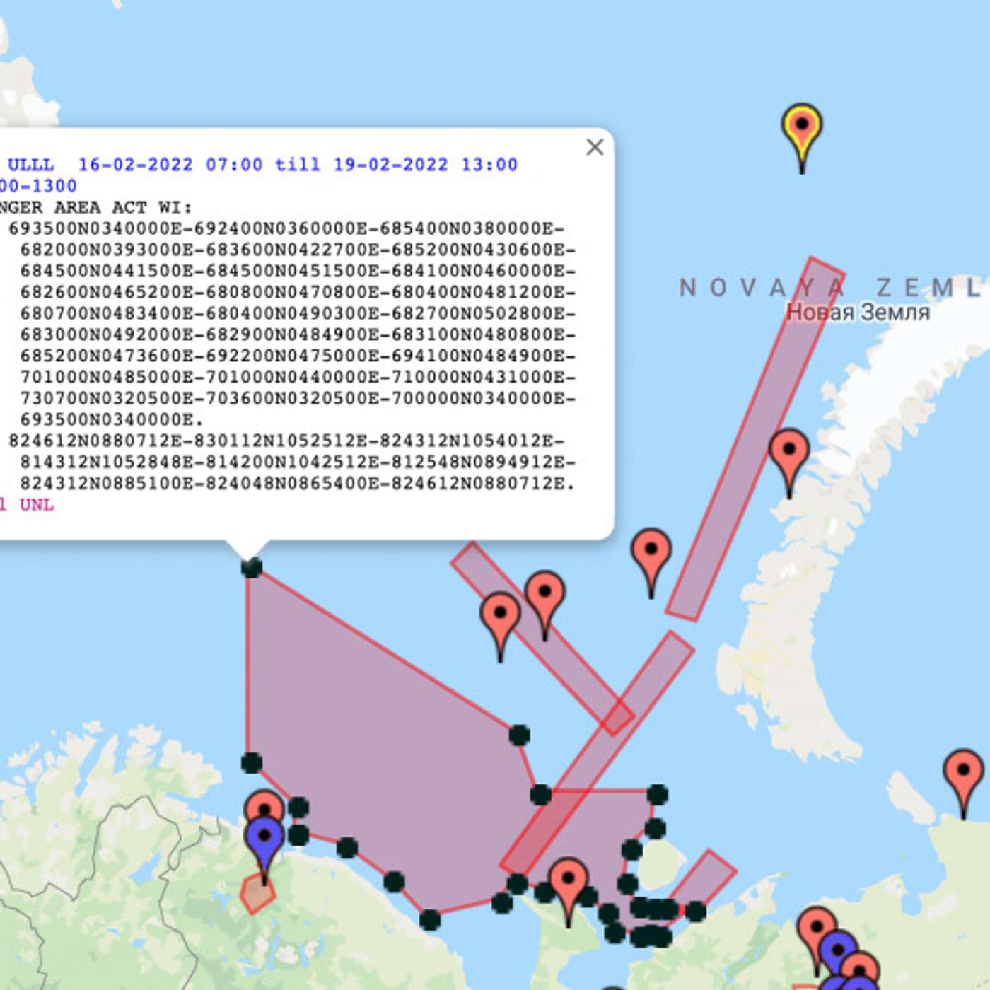 Россия закрывает небо к северу от Норвегии на фоне высокой напряженности