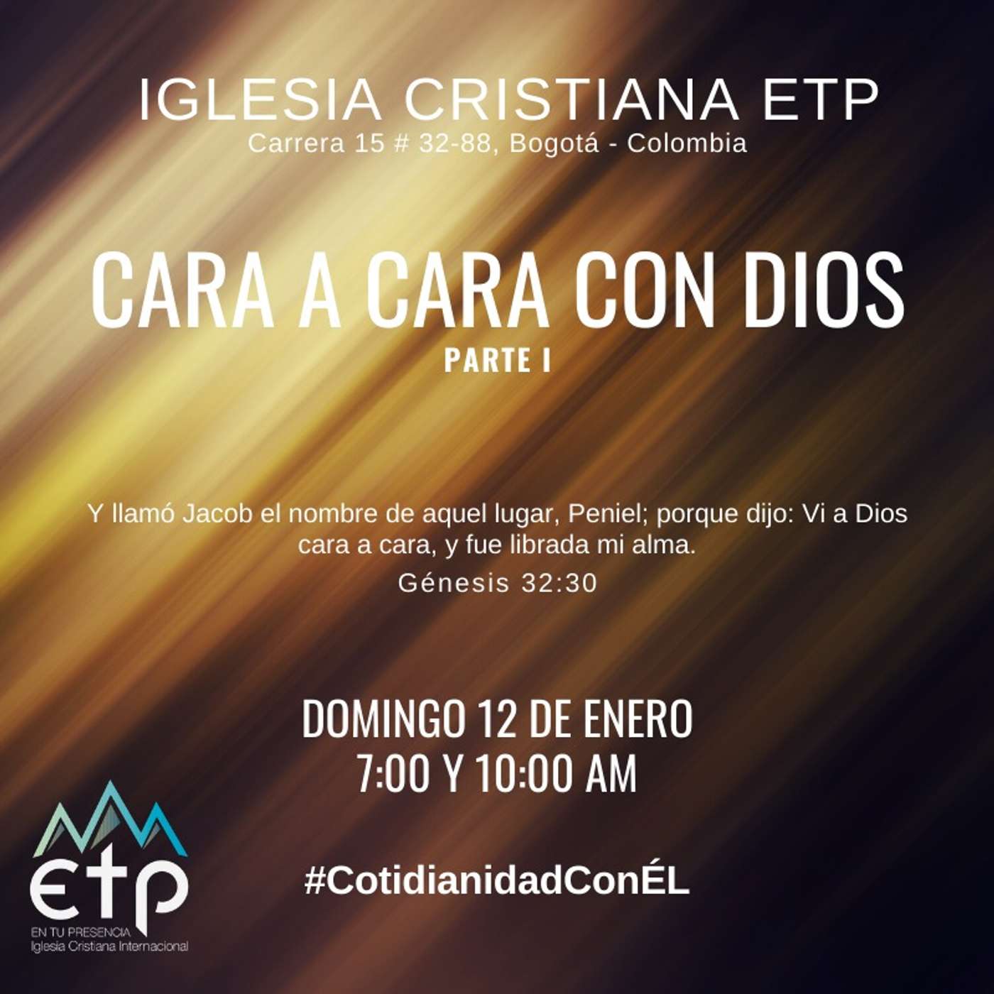 Charlas Iglesia ETP | Pastores Luis Salas y Jeannette Noguera, Iglesia ETP