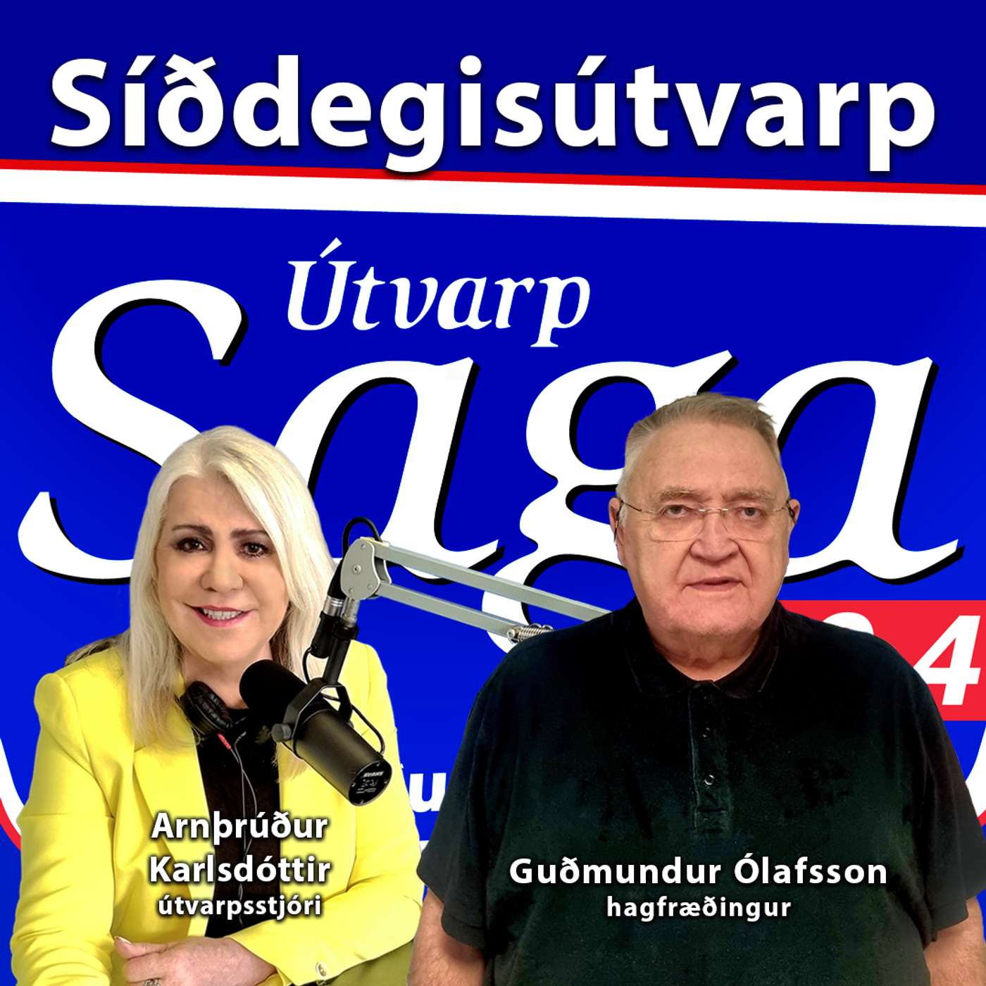 Arnþrúður Karlsdóttir & Guðmundur Ólafsson