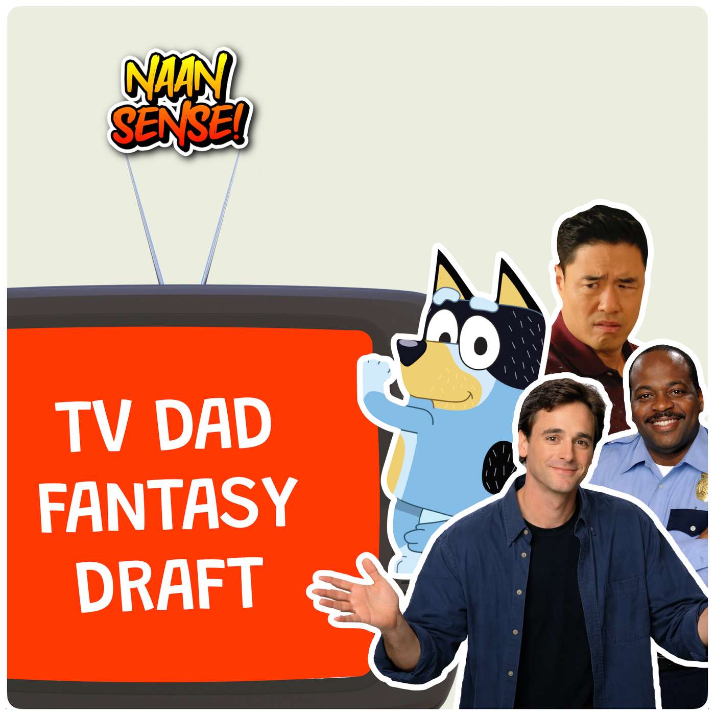 Which TV Dad Would You Draft? The NaanSense TV Dad Fantasy Draft #90s #dadlife #fatherhood episode artwork