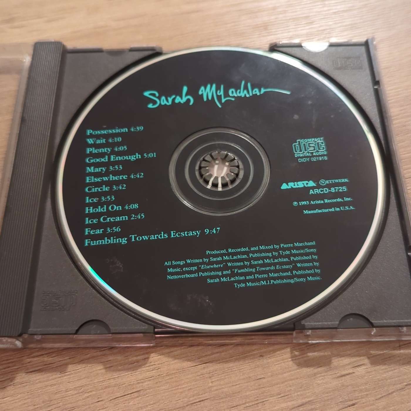 Sarah McLachlan - Fumbling Toward Ecstasy (1993) Sarah McLachlan - Fumbling Toward Ecstasy (1993)