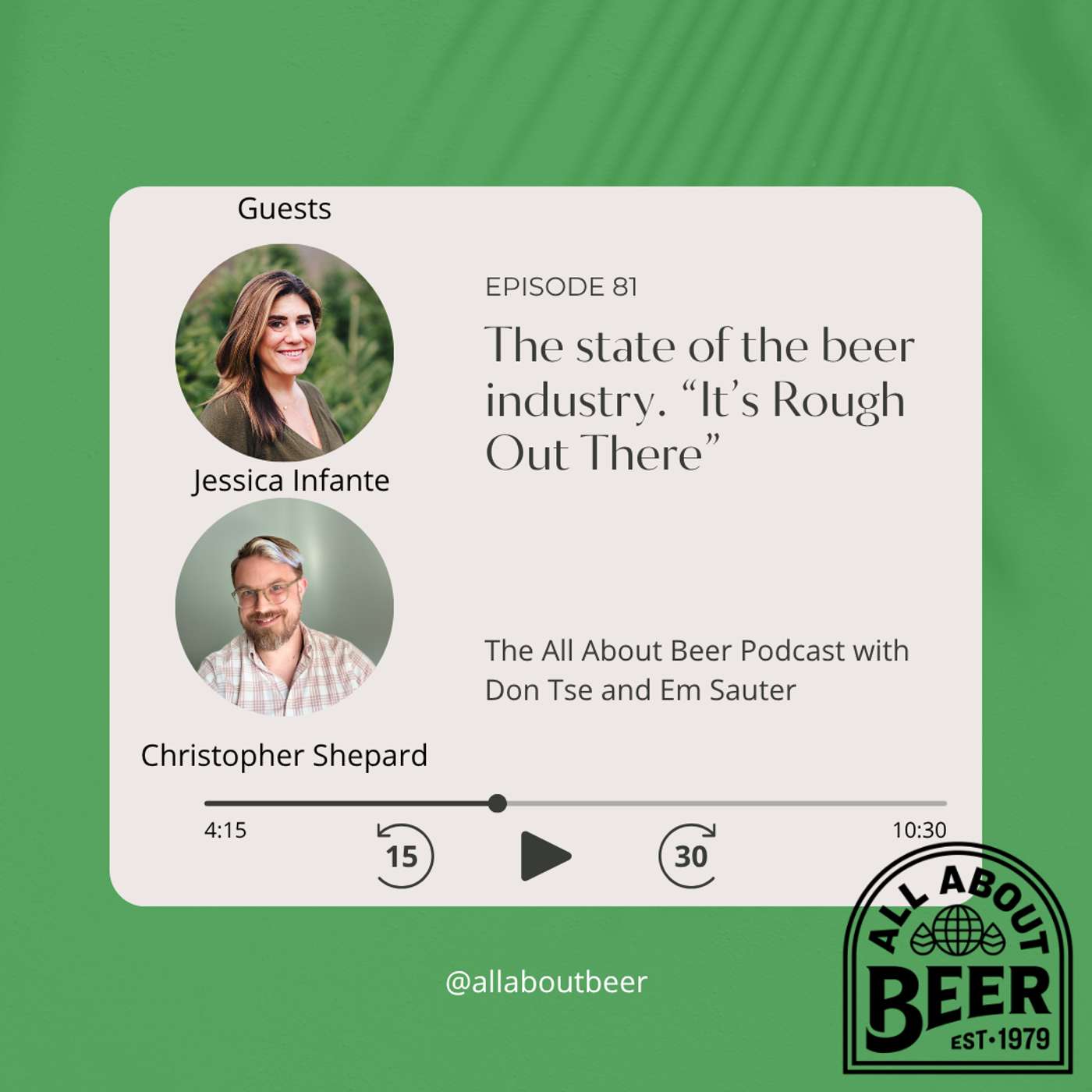 AAB 081: The state of the beer industry. “It’s Rough Out There” AAB 081: The state of the beer industry. “It’s Rough Out There”