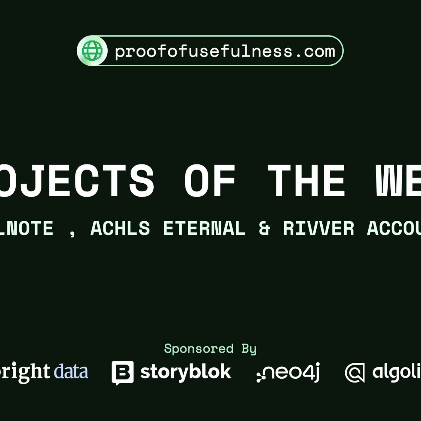 HackerNoon Projects of the Week: RecallNote , ACHLS Eternal, Rivver Accountant