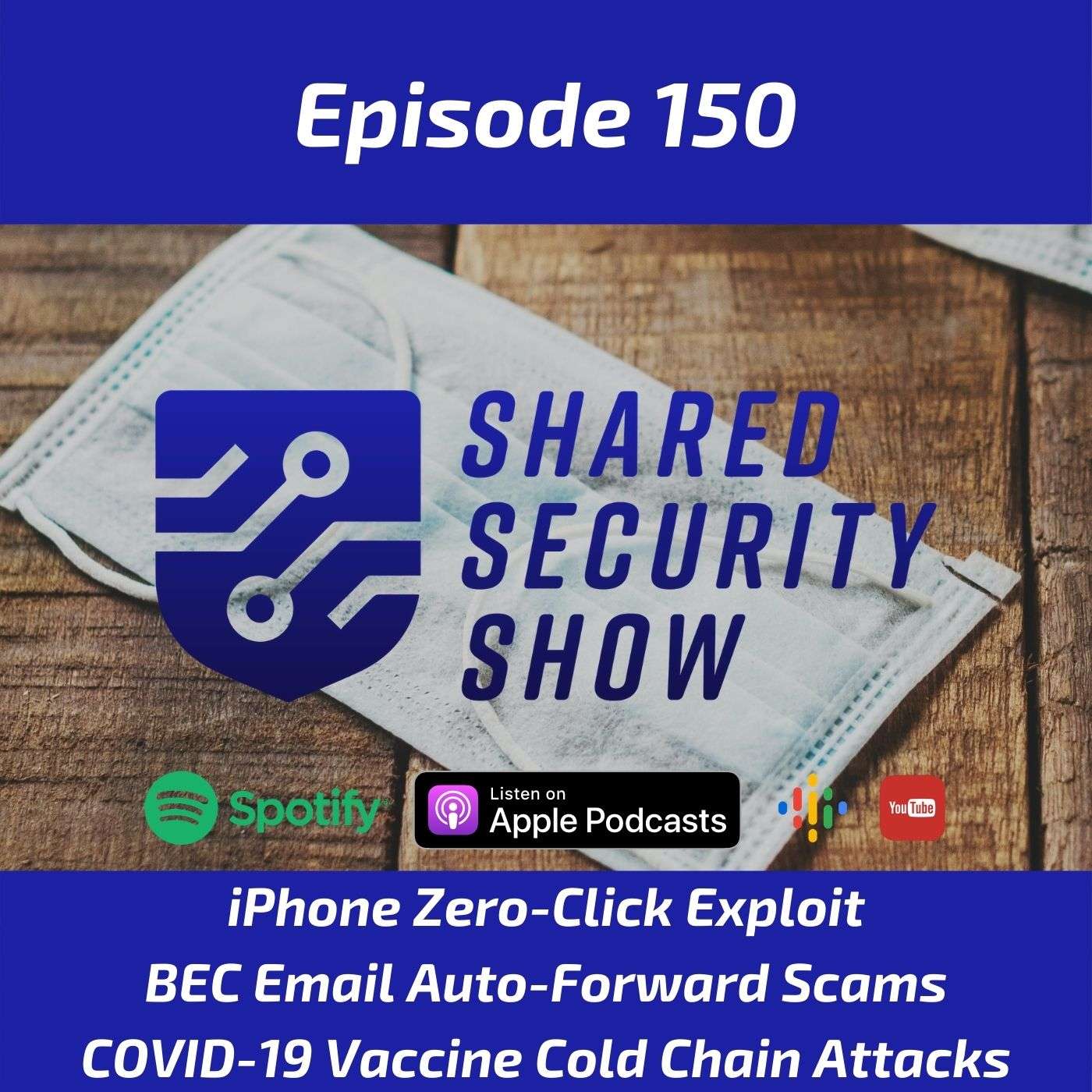 iPhone Zero-Click Exploit, BEC Email Auto-Forward Scams, COVID-19 Vaccine Cold Chain Attacks episode artwork