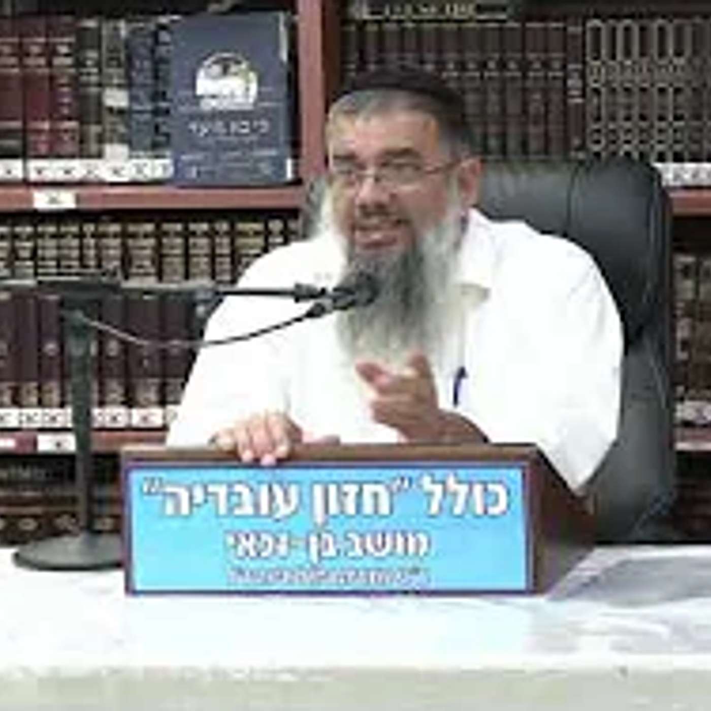 הרב אברהם עובדיה :  ובחרת בחיים .