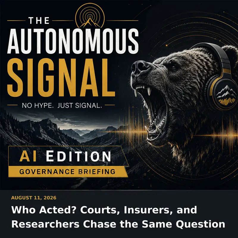 Who Acted? Courts, Insurers, and Researchers Chase the Same Question | 08.11.26